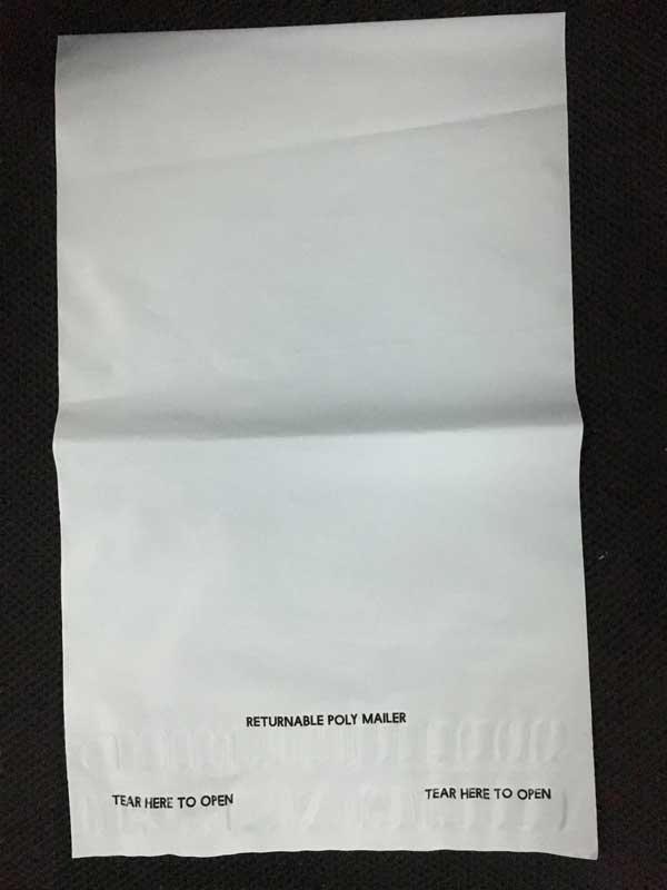 recyclable mailing bag